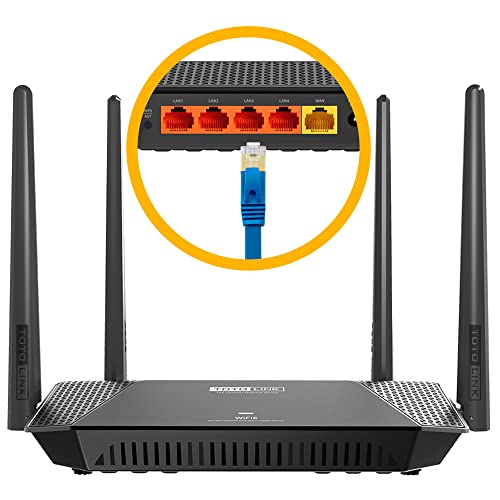 Gigabit Dual Band AX1500 Totolink-Router, Wi-Fi 6, ultraschnelle Geschwindigkeiten von bis zu 1501Mbps, Gigabit WAN- und LAN-Ports, problemloses Roaming im ganzen Haus