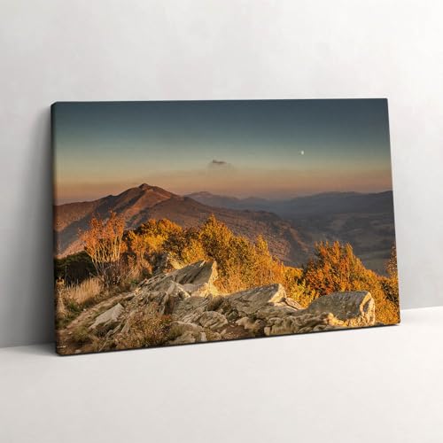 Monts Bieszczady tableau photo sur toile pour s'évader au quotidien peinture 60x40