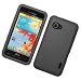 Eagle Cell Rubber Protector Case for LG Enact/VS890 - Retail Packaging - Black