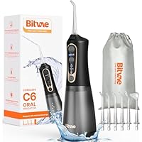 Bitvae C6 300ml Cordless Water Dental Flosser w/ 3 Modes & 6 Jet Tips only .99: eDeal Info