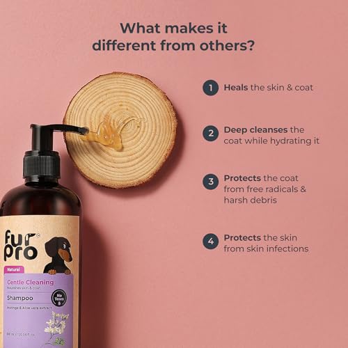 Image of Sensitive Skin Care Combo for Dog - Gentle Cleaning Shampoo + De-Shedding Conditioner + Paw & Nose Balm - Complete Grooming Kit for Dogs