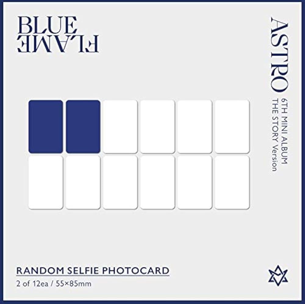 astro BLUE FLAME story book サノク ASTRO Blue flame book ver. 6th mini album + yoonsanha photo