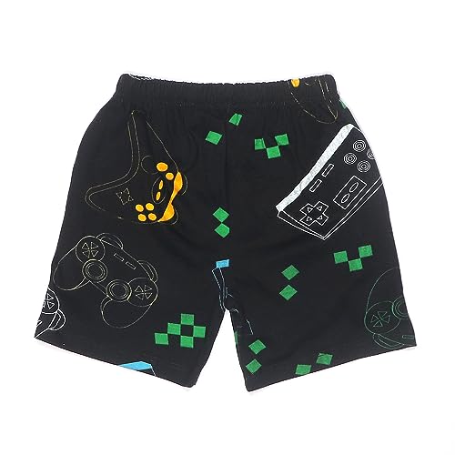 Image of Be Awara Kids Printed Half Sleeves T-shirt & Shorts Clothing Sets, 100% Cotton Soft Unisex Cord Set, Comfortable Wear for Kids With Cool Prints, Everyday Casual Wear for Boys & Girls