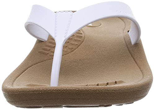 Image of OKABASHI Women's Breeze Flip Flop | Contoured Footbed w /Arch Support for All-Day Comfort | Slip-Resistant & Waterproof | Sustainably Made in The USA