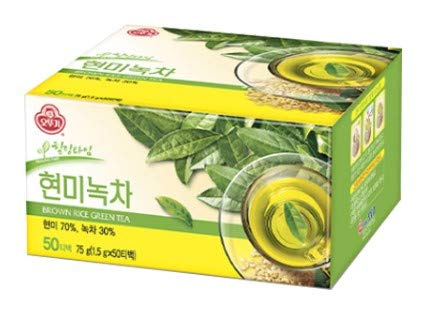 South Korean Brown Rice Green Tea 50 sheets