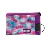 Chums Surfshorts Wallet - Lightweight Slim Wallet w/RFID Blocking Card - Zippered, Minimalist Wallet w/Key Ring - Patterns