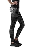 Urban Classics Damen Ladies Leggings, Mehrfarbig (Dark Camo 784) - 4