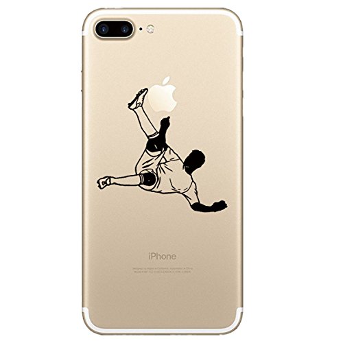 Caler  Funda Compatible/Reemplazo para Funda iPhone 7 Plus/ 8 Plus Funda, Case Suave TPU Silicona Ultra-Delgado Ligera Anti-rasguños Protección...