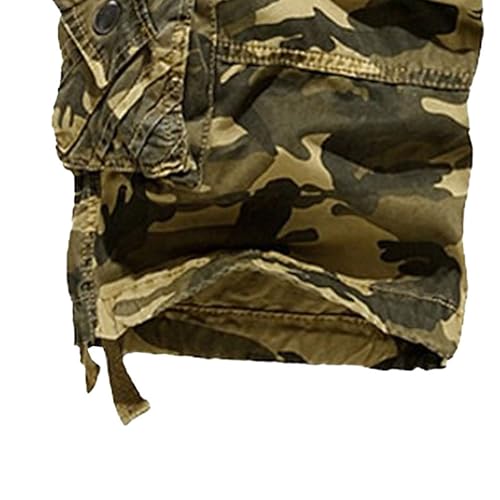 Shorts Cargo Clásicos Masculinos con Bolsillos Múltiples miniatura 5