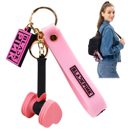 VPOUERY Llavero Cartoon, Llavero BlackPink Lightstick Gadget, Colgantes Kpop para...