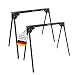 Produktbild D-Tack 2x Arbeitsbock klappbar | Hochwertiger Sägebock aus Stahl | Faltbock mit einer Tragkraft bis zu 500 kg pro Paar | Klappbock für Baustelle, Werkstatt & Heimwerken