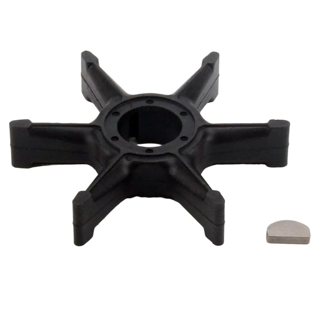 Girante e chiave della pompa dell'acqua compatibili con motori fuoribordo a 2 tempi da 20 HP, 25 HP, 28 A, 30 HP – Sostituisce i codici 689-44352-00, 689-44352-01, 689-44352-02, 18-3067
