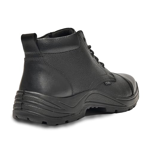 Image of TSF Genuine Leather Police Shoes for Men, Uniform Boots,