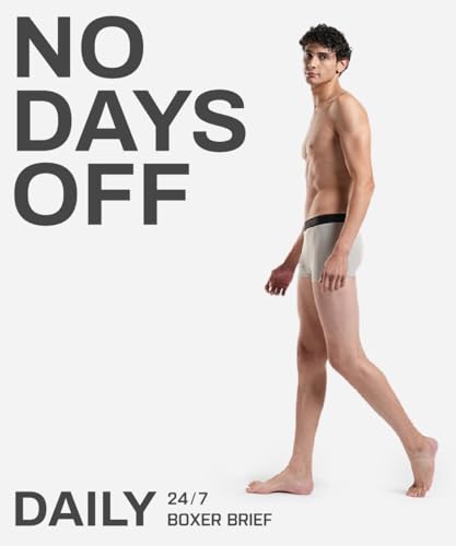 Image of TEGO Daily 247 Boxer Brief for Men - Bamboo Modal Underwear for All-Day Comfort, Breathable & Moisture-Wicking
