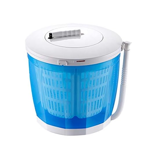 Mini Portable Washing Machine,Manual Non-Electric Clothes Spin Dryer Compact Laundry,Stacked Washer Combo Small Semi-Automatic