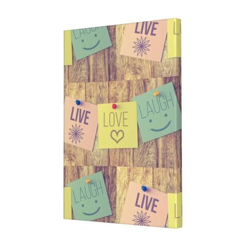 Toile murale design Live Love Laugh OUSIKA tableau deco salon moderne