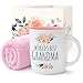 Gifffted Best Grandma Ever Coffee Mug, Gift for Grandmother Birthday, Anniversary and Mothers Day Unique Gifts, Ceramic, 13 Ounce