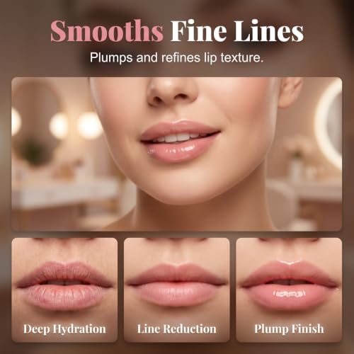 Image of Brightening Hydrating Lip Serum, 2026 New Moisturizing Tinted Lip Gloss for Glossy Sheer, Nourishing Lip Balm for Women Mother's Day Birthday Gifts (Cherry Red)