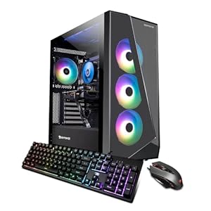 iBUYPOWER Pro Gaming PC Computer Desktop SlateMono 230A (Ryzen 5 5600X 3.7 GHz, AMD Radeon RX 6600 XT 8GB, 16GB DDR4…