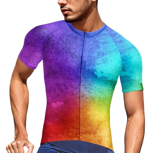 Veste de vélo respirante imprimé 3D carnaval avec poches arrière pour cycliste