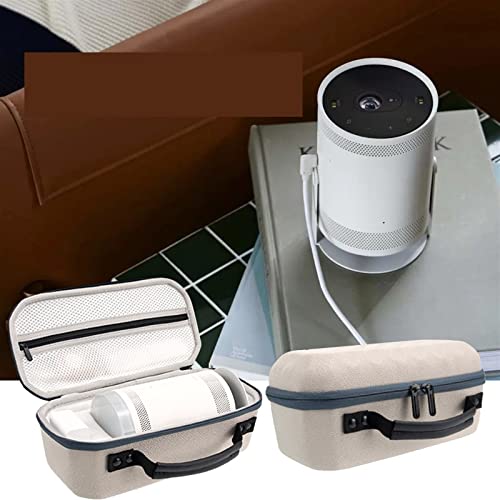Funda portátil para videoproyector, a prueba de polvo y golpes, con cierre de cremallera y asa, fabricada en material EVA, para TheFreestyle y otros mini proyectores miniatura 2