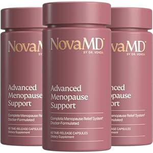 by Dr. Vonda | Clinically Proven Menopause Supplement (3 Pack) for Weight Gain, Hot Flashes, Night Sweats and Low Energy | Ashwagandha Multi-Symptom Menopause Supplement for Women