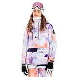 siroko - giacca da sci con tasca a marsupio da donna w3-w halo - m - multicolore