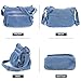 Imagen de Ausing Bolso de Mezclilla Bolso de Mujer Bolso Grande de Lona Bolso Grande Retro de Mezclilla Bolso Bandolera Azul Claro