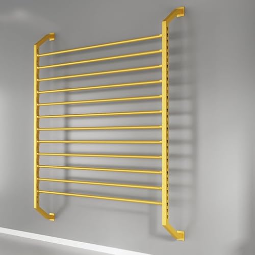 Support mural doré de qualité supérieure pour le rangement de rouleaux de tissu