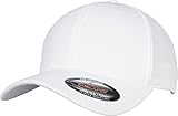 Flexfit Unisex 3D Hexagon Jersey Cap Kape, White, S/M