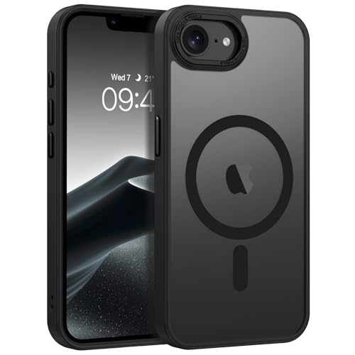 Coque iPhone 17e MagSafe anti-chute et anti-rayures noire mate