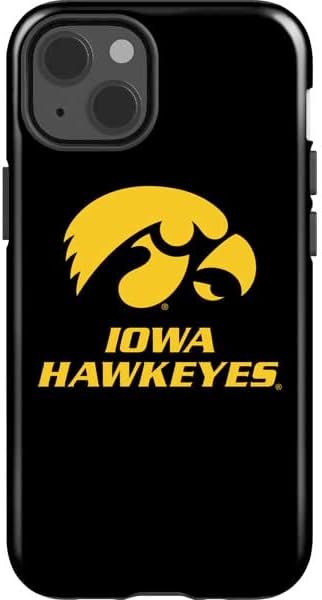 Skinit Impact Phone Case Compatible with iPhone 14 - Officially Licensed University of Iowa Hawkeyes Pattern Design