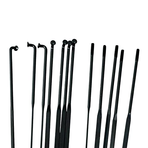 Rayons de vélo universels plats 14G en acier résistant pour réparation de VTT - 2