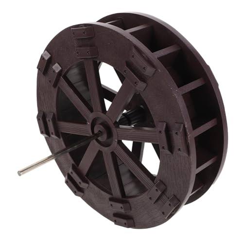 POPETPOP Ruota Idraulica per Acquario Mulino Vento Decorativo Accessori per Fontane Micro Paesaggistiche Ornamentazione Acquario Ruota Idraulica