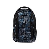 satch sleek Schulrucksack ergonomisch, 24 Liter, extra schlank Deep Dimension - Blau