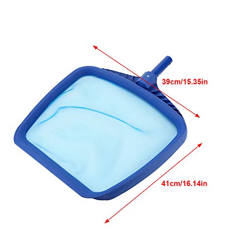 Escumadeira de piscina, Ferramenta para limpeza de sacos rasos de rede fina de malha fina e rasa com