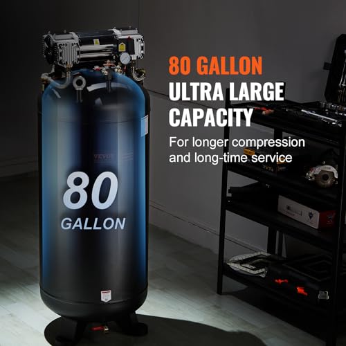 VEVOR 80 Gallon Oil-Free Air Compressor