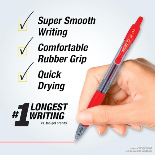 Pilot G2 Premium Bolígrafo Gel Recargable Punto Fino 14 Unid miniatura 2