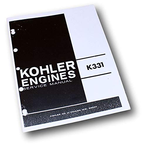 Service Repair Manual for Kohler K331 Gas Engines
