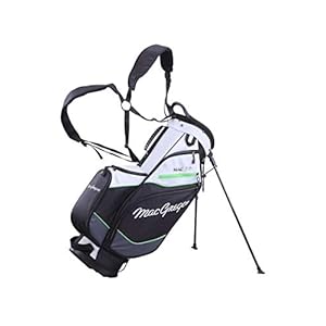 MACGREGOR Golf MACTEC 7.0 Bolsa de Soporte para Palos de Golf, 9.5 Pulgadas, Plateado/Negr