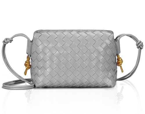 Crossbody Bags Woven Small Purses Shoulder Bag Leather Handbags for Women