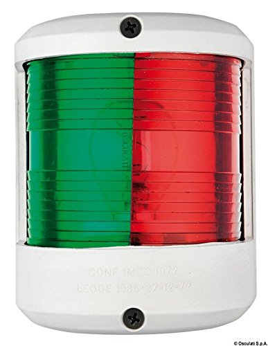 Feu de navigation Utility78 bicolore 24V Osculati étanche à haute visibilité