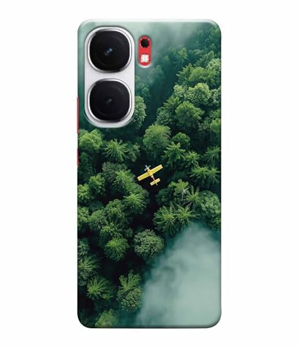 Image of Aeroplane Travel World Printed Hard Back Case Cover & Compatible for Vivo IQOO Neo 9 Pro 5G | I2304 (Multicolor) - D1805