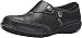 CLARKS Women's Ashland Lane Q Slip-On Loafer, Black, 7 M US