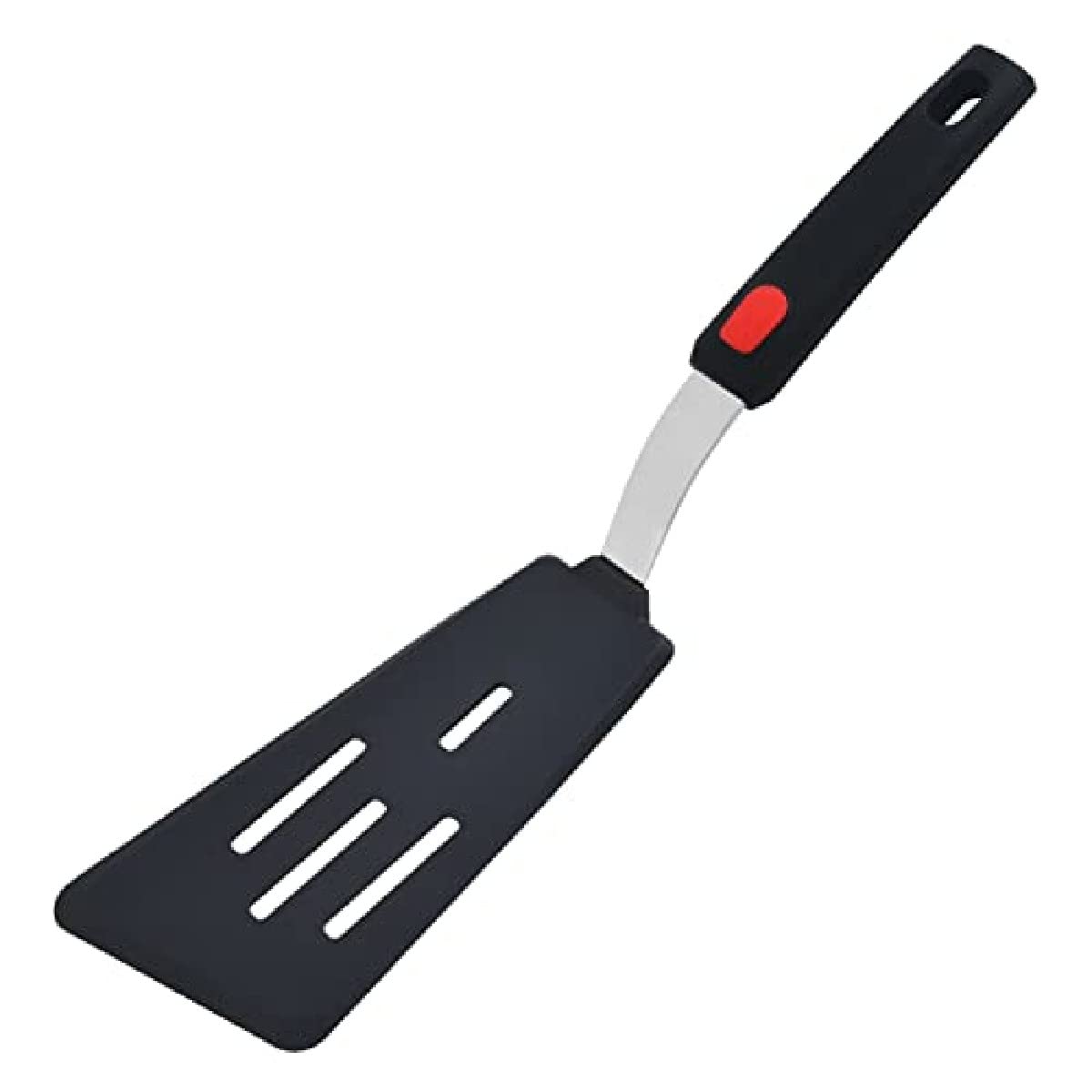 Baskety Silicone Turner Spatula Set - 480F Heat-Resistant Flexible Rubber Silicone Spatulas - Silicone Cooking Utensil Set - Egg Turners, Pancake Flippers, Kitchen Spatulas ((N) Pack of 1)