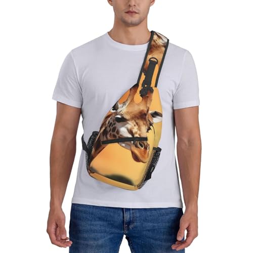 Bolso cruzado de pecho para hombre tipo sling negro miniatura 7
