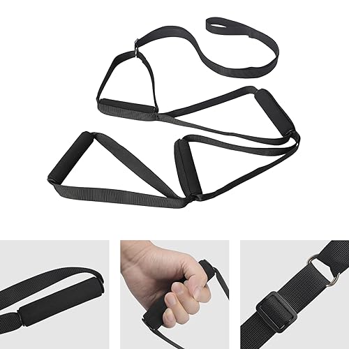 Bed-Ladder-Assist-with-4-Handles-Bed-Rails-Pull-Up-Assist-Device-Sit-Up-Helper-Adjustable-Rope-Assistive-Bedside-Strap-Lifting-Aid-for-Elderly-Injury-Patient-Disabled-Pregnant-Black
