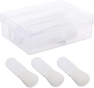 3 brochas de maquillaje en polvo esponjoso, p...
