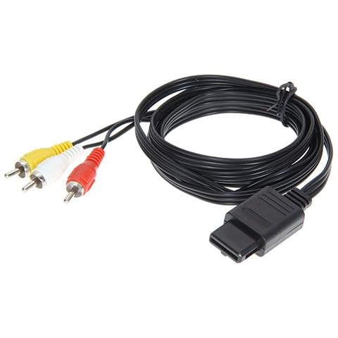 Cable de video AV CHILDMORY para Gamecube SNES NGC N64 Cover