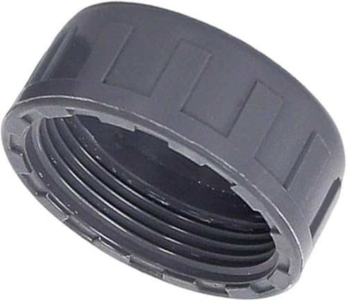 pvcパイプキャップ 塩ビパイプ 20mm 32mm 50mm メスねじ エンドキャップ 屋外用 耐候性 グレー ホワイト ブルー 配管用 水道管カバー 単管パイプ 建築 足場 東栄管機 互換 水漏れ防止 DIY ガーデンホース グレー. 50mm